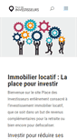 Mobile Screenshot of placedesinvestisseurs.com